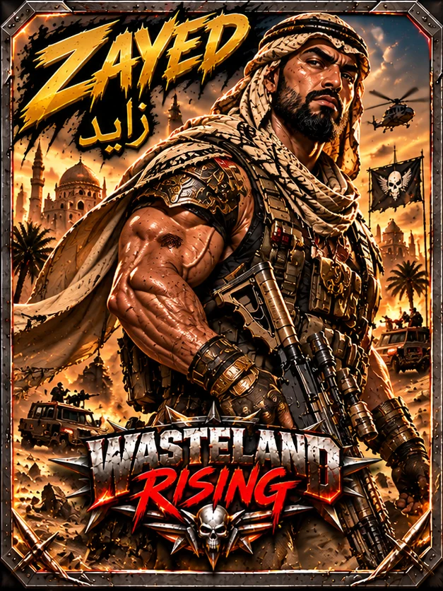 Zayed — Wasteland Rising character artwork
